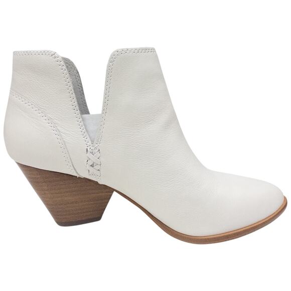 Frye Reina Cut Out White Ankle Boots 70345 Women's Size 9.5 - Picture 4 of 11